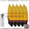 Car modification bolt 6061 aluminum cover type cone wheel lug nut bolt anti-theft German wheel nut with pointed head - Image 2