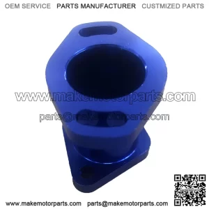 48mm blue Aluminum Racing Intake Manifold For Predator 212cc GX200 196cc Mini Bike Go Kart