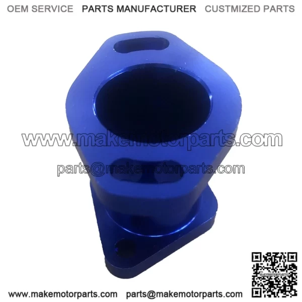 48mm blue Aluminum Racing Intake Manifold For Predator 212cc GX200 196cc Mini Bike Go Kart