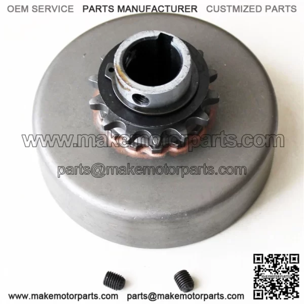 Centrifugal Go Kart Clutch 1" 14T, 14 Tooth Heavy Duty For 41,420 Chain up to10HP,1600 Series Racing Clutch Go Kart Cart Mini Bike