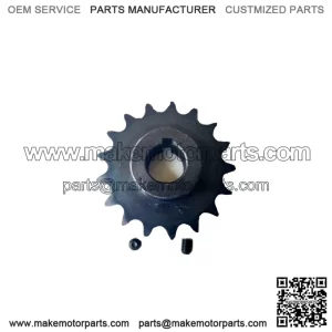 17T jackshaft sprocket #40/41/420 3/4" bore