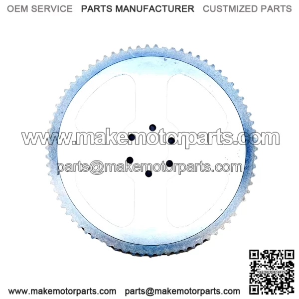 75T 37.5mm #35 silver sprocket - Image 3