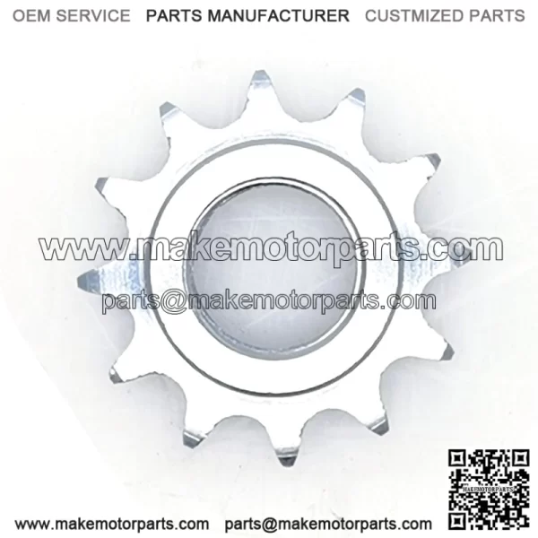 12T #420 Silver Sprocket - Image 2