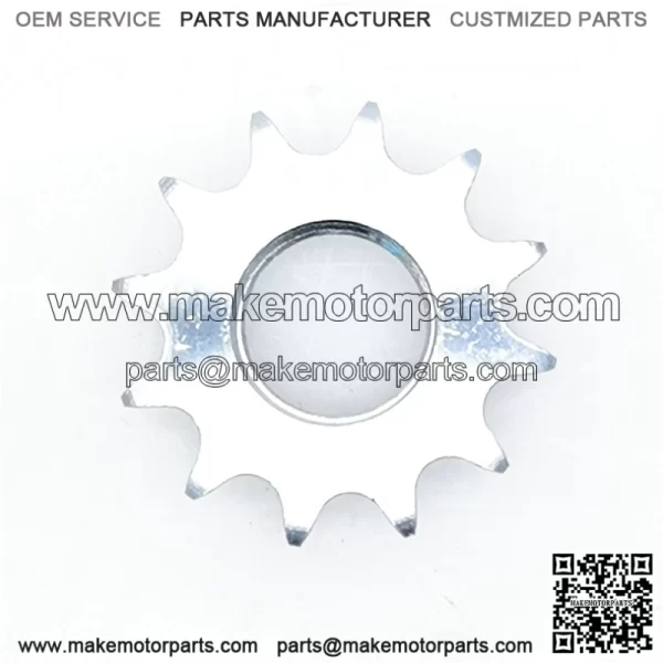 12T #420 Silver Sprocket - Image 3