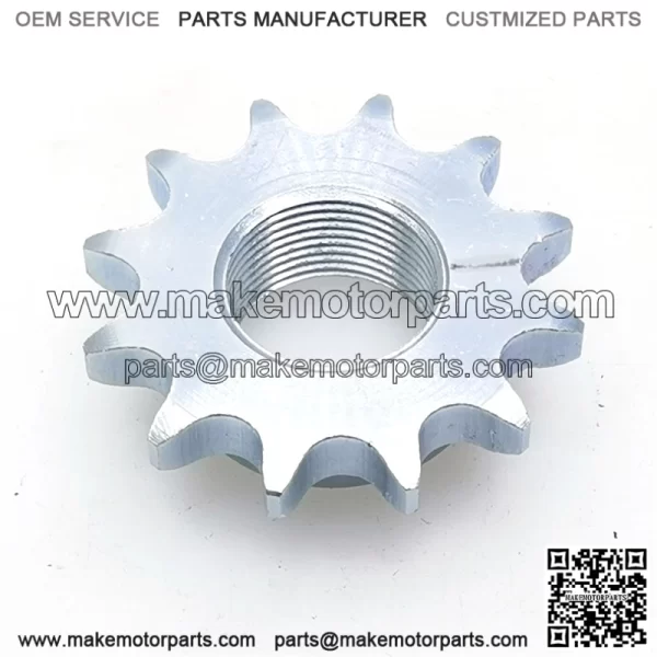 12T #420 Silver Sprocket - Image 4