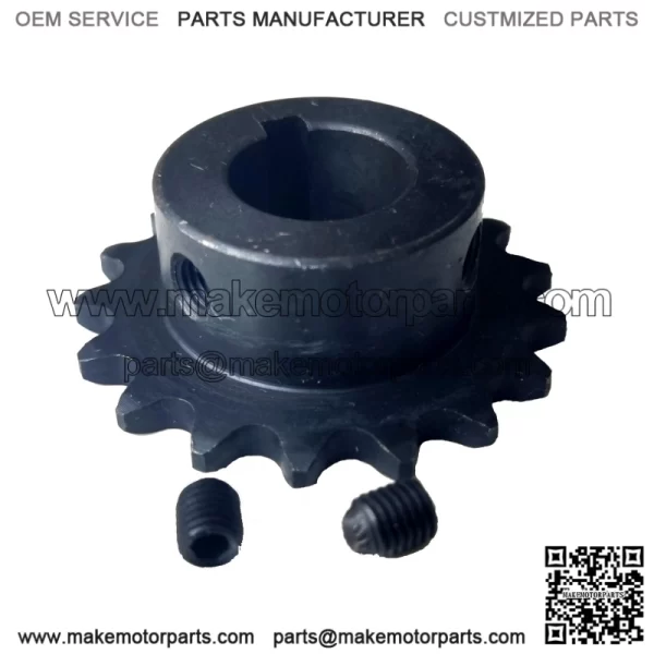 17 Tooth 35 Chain 3/4 Bore Jackshaft "B" Sprocket (T shape) - Image 2