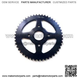 48T 40mm #420 4 holes (black four sides hollow) sprocket