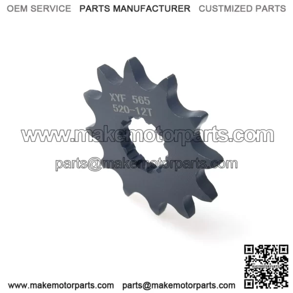 Sprocket Front 12T for #520 Chain - Image 4