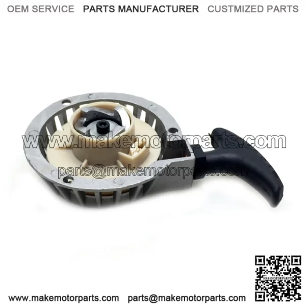 Pull Start Short Metal Type 1 Silver 47cc 49cc Air Cooled Mini Moto - Image 3