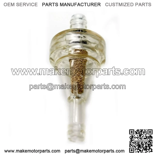 1/4" Clear Fuel Filter - Image 2