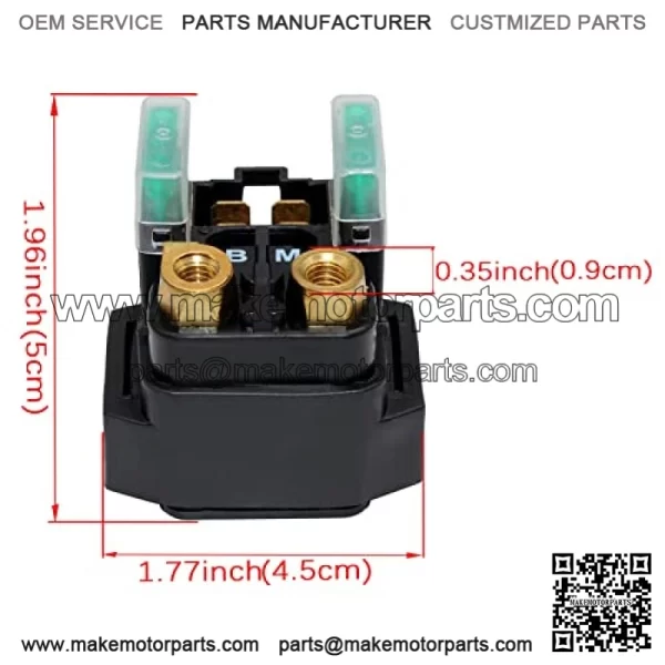 Starter Solenoid Relay for Yamaha YZFR1 YZF-R1 1999 2000 2002-2006 2009/ XVS1100 - Image 2